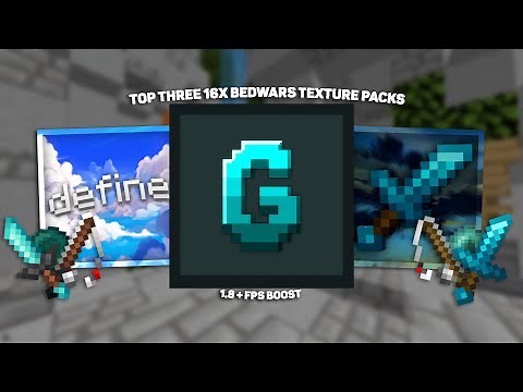 Top 3 16x Texture Packs For Minecraft Bedwars Java (1.8 + FPS Boost)