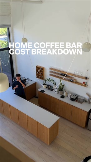 Full cost of building my home coffee bar