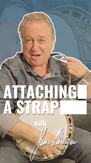 Trying to work out where to attach your banjo strap? Jens is back with some tips on how best to do just that! #banjo #banjolessons #deeringbanjos #deeringbanjos | Deering Banjos