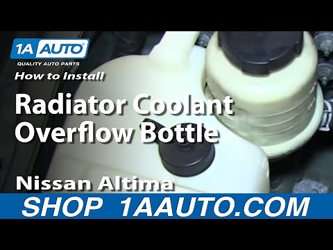 How to Replace Radiator Overflow Bottle 02-06 Nissan Altima