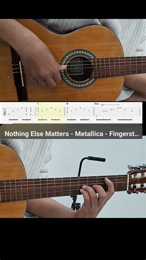 Nothing Else Matters | Guitar (1/3)#NothingElseMatters #GuitarTutorial #Metallica #Shorts