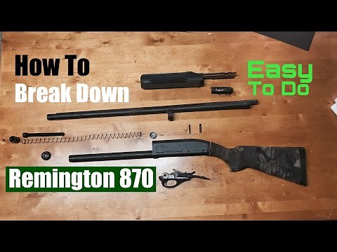 How to breakdown a Remington 870 express magnum - Inspect and Clean - Easy to Do