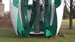 This monster machine uproots trees without damaging them in one quick motion. | Insider Tech