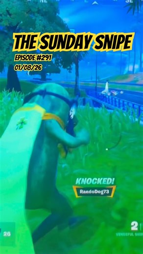 Fortnite, Football & The Sunday Snipe