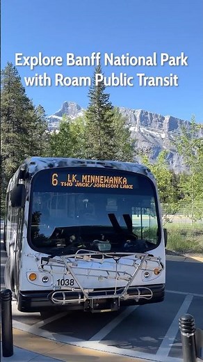 Roam Public Transit is like a scenic ride around Banff 🚌 - #shorts