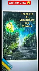 Rainy Night Drawing 🌧️✨ #shorts #shortsfeed #rainynight