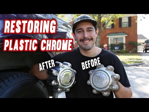 Restoring Plastic Chrome on Ford Rim Caps