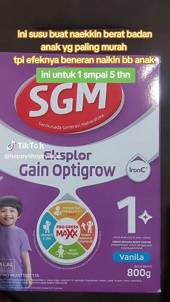 Rekomendasi Susu SGM untuk Naikkan Berat Badan Anak