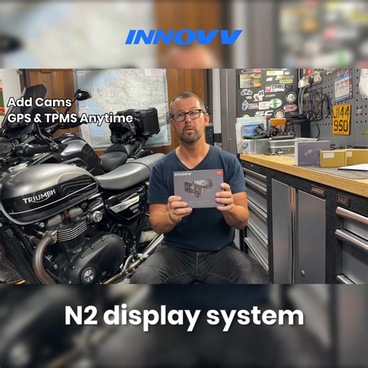 Your motorcycle dashboard just got a major upgrade. 🚀 Meet the INNOVV N2: 📍 Wireless CarPlay & Navigation 📹 Add Dashcams & Digital Rearview ⚙️ Monitor TPMS in real-time Rugged, reliable, and ready for adventure. Shop now! | INNOVV