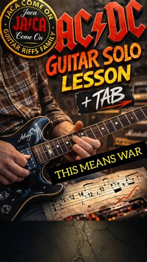 Learn the “This Means War” Solo by AC/DC – Guitar Lesson + TAB