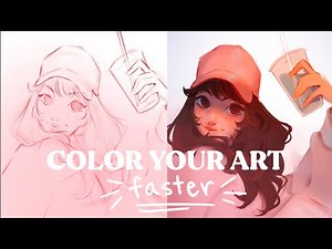 Here's how to color your art FASTER