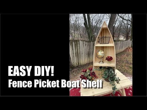 Fence Picket - Boat Shelf