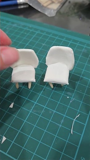 Tiny Dining Chairs?! 🪑🥹 Dollhouse DIY