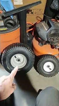 look at how to remove the wheels from your lawn mower diy part 3