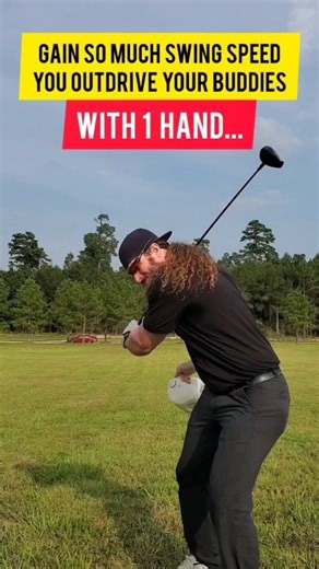 There's only one thing that will dramatically increase your driving distance... . And if you've spent hours on the range working on improving your swing without much change in distance... . Or maybe you even bought a new driver to try to gain more distance only to notice very little (if any) change... . Then you already know that technique and equipment alone doesn't do a whole lot to increase your swing speed... . And more swing speed is the ONLY thing that will put you into a new distance cate