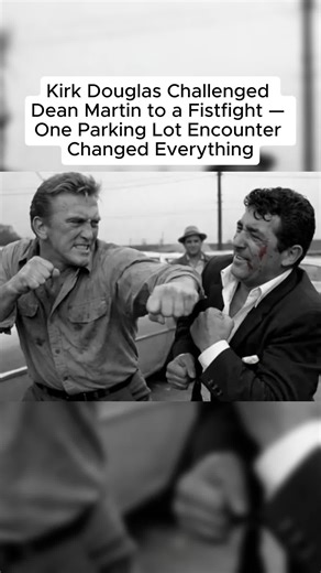 Kirk Douglas Challenged Dean Martin to a Fistfight — One Parking Lot Encounter Changed Everything #KirkDouglas #DeanMartin #HollywoodLegends #UntoldStory #IconicMoment