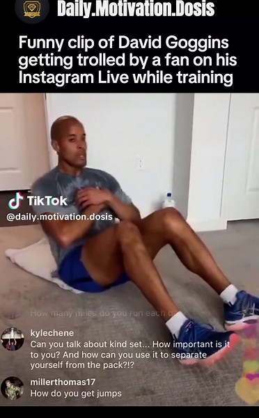 David Goggins' Hilarious Instagram Live Moment