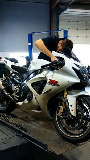 Abandoned in the Forest → Factory-Perfect GSX-R1000R 🔥 #short #shorts