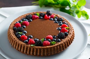 Crostata morbida al cioccolato