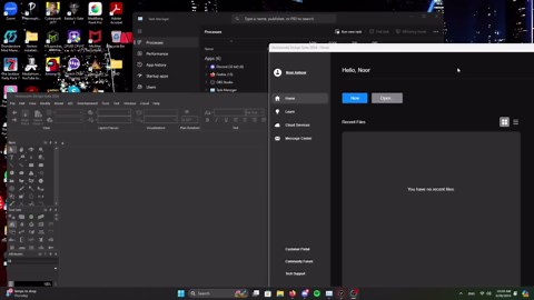Vectorworks moving slowly.