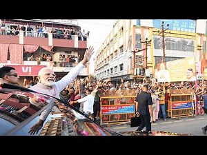 Exclusive visuals: Unparalleled support & massive roadshow from PM's Gujarat Visit