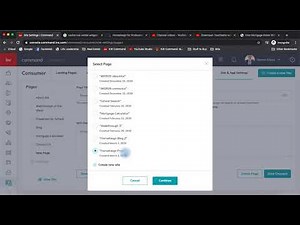 KW Command - Agent Site: Activating and Editing a Page