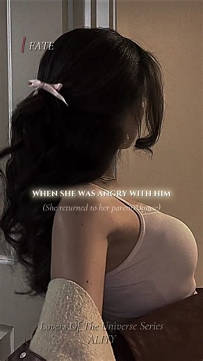 She was angry with him...