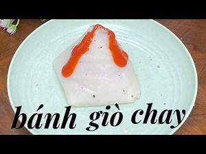 Bánh Giò - Cách Làm Bánh Giò Chay Công Thức Pha Bột Mới Nhất - Vegetable Steamed Dumplings