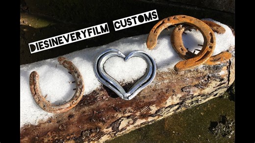 I forged a horseshoe heart for someone special