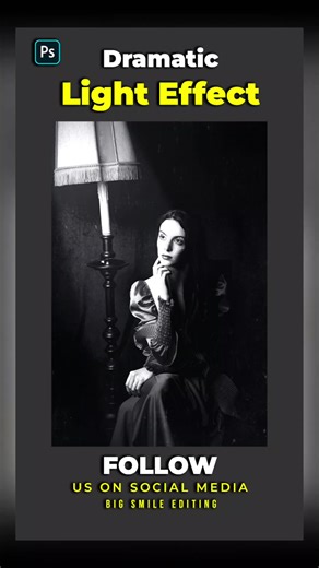 4.2K views · 67 reactions | Create Dramatic Light Effect in Photoshop #photoshop #shortphotoshop #photoshoptutorial #photoshoptricks #reels #reelsfb | Big Smile Editing | Facebook