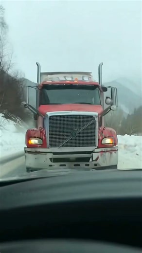 Truck Crashes into My Car on Icy Road ❄️🚛| AI Video 2026