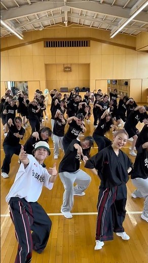愛知県立千種高等学校のダンス部の皆さまとシグネチャーダンス踊ってみた🕺