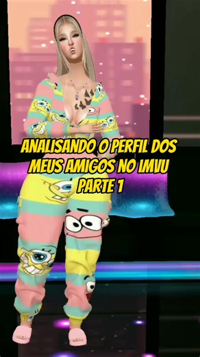 Analisando perfil dos meus amigos no imvu #imvu #imvugame #imvuCreator #imvuchallenge #imvustory