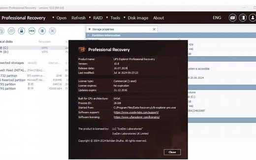 U盘/SD/CF/行车记录仪 格式化后数据恢复教程：UFS Explorer专业版10.8