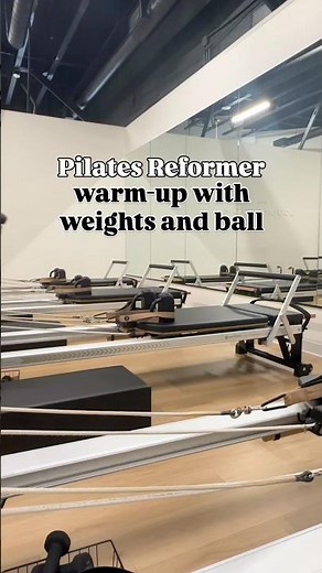 pilates reformer warm-up #pilates #reformer