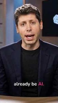 Sam Altman's AI just broke character #ai #openai #mindblown