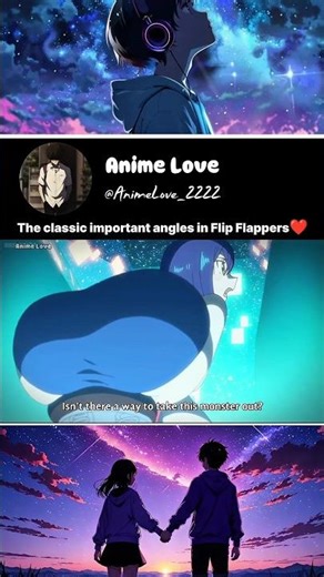The classic important angles in Flip Flappers❤️#anime #animeshorts #animeedit