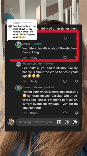 Replying to @We won you lost this was fun ty