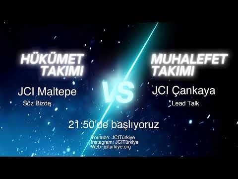 JCI Türkiye Online Münazara Ligi | JCI Maltepe vs JCI Çankaya