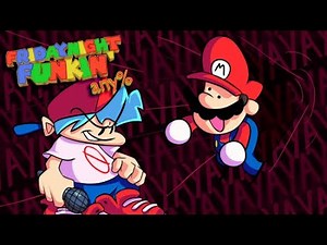 Friday Night Funkin' - Vs Any% (Speedrunner Mario DEMO) FNF MODS