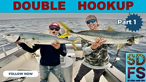 Non-stop double hook-up action with yellowtail part 1