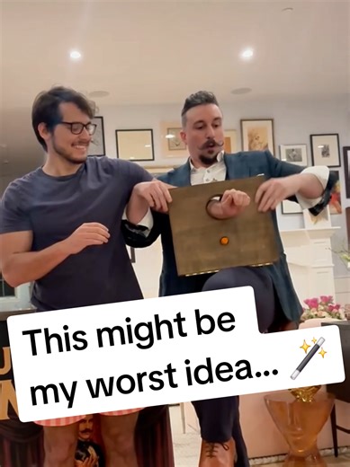 Trust is a dangerous thing during a magic act... 😅🪄 DM for show info! #magic #carrot #prank #magician
