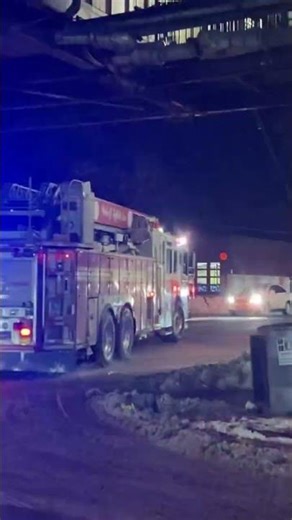 FDNY Ladder 103 responding to a electrical fire on the third floor