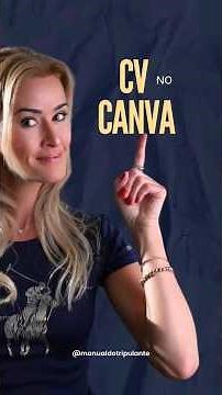 CV PROFISSIONAL FEITO NO CANVA DE GRAÇA. Dica de ouro para você.
