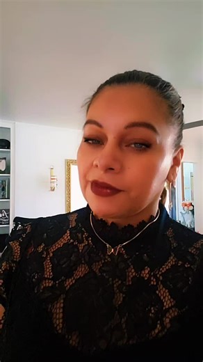 Stylish Black Lace Top with Floral Patterns