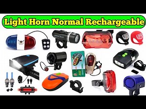 Cycle light horn Unboxing and Test Rechargeable🔥🔥🔥 | Bicycle light Horn / Electronics Verma
