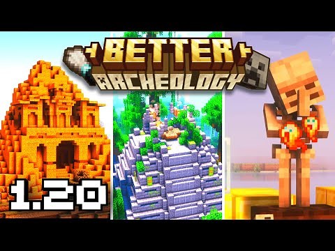 [FABRIC] Better Archeology 1.20.1 - Mod Review: Fossils, New Brushes, Dungeons and More!