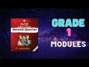 Grade 1 PIVOT 4A Modules l CALABARZON l Second Quarter l Download Now l with 2021 version