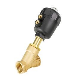 Burkert Type 2000 Gunmetal Angle Seat Valve for Steam and Gas