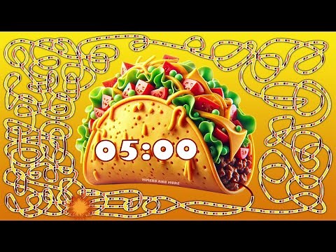 5 Minute taco 🌮 bomb 💣 timer